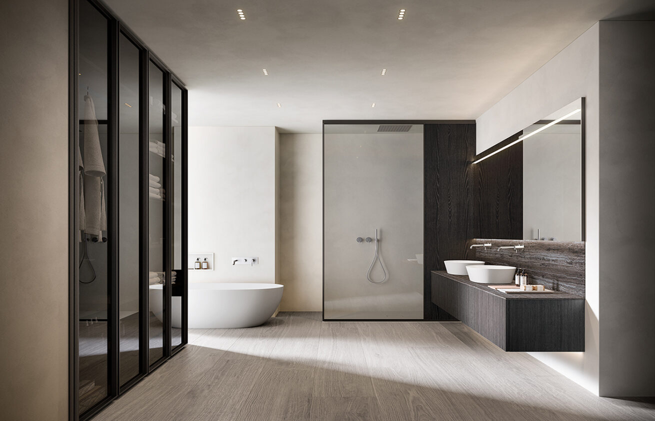 Luxury Bathroom elementi concept h